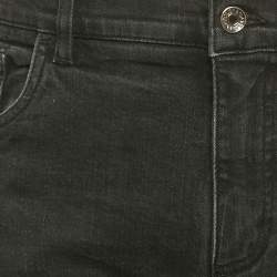 Pre Owned بنطلون جينز كلاسيكي دينيم ممزق أزرق دولتشي أند غابانا مقاس متوسط - خصر 32 بوصة