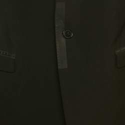 Pre Owned Dolce & Gabbana Black Crepe Regular Fit Blazer L