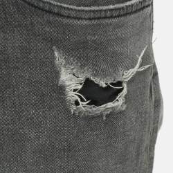 مملوكة مسبقًا Dolce & Gabbana Grey Denim Skinny Jeans M/Waist 40"