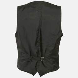 Pre Owned Dolce & Gabbana Black Wool Vest XL
