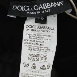 مملوكة مسبقًا Dolce & Gabbana Black Knit Jogger L