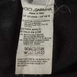 Pre Owned Dolce & Gabbana Brown Denim Distressed Jeans XL/Waist 34"