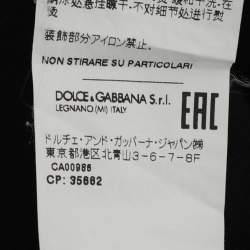 Pre Owned Dolce & Gabbana Black Jersey T-Shirt M