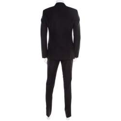 Dolce & Gabbana Maritini Black Wool and Silk Tuxedo Suit M