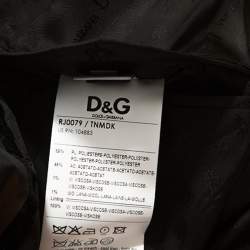 Pre Owned Dolce & Gabbana Metallic Brown Double Buttoned Blazer S