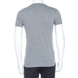 مملوكة مسبقًا تي شيرت دولتشي أند غابانا جيرسيه طباعة Rocky Balboa رمادي S