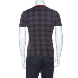 Pre Owned Dolce & Gabbana Multicolor Erupting Volcano Print Cotton T-Shirt S