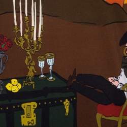 Pre Owned تي شيرت دولتشي أند غابانا طباعة Sicilian Western متعدد الألوان M