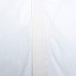 مملوكة مسبقًا Dolce & Gabbana Martini Off White Cotton Silk Button Front Shirt S