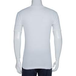 مملوكة مسبقًا Dolce & Gabbana White Cotton Round Neck T-Shirt S