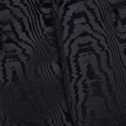 Pre Owned Dolce & Gabbana Black Jacquard Velvet Tuxedo Jacket M