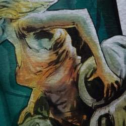 Pre Owned تي شيرت دولتشي أند غابانا مطبوع كونغ قطن رصاصي و أخضر داكن مقاس صغير جداًُ (اكس سمول)