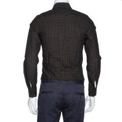 مملوكة مسبقًا قميص دولتشي أند غابانا قصه غولد قطن مطبوع نقط أسود و أصفر مقاس صغير جداً (اكس سمول)