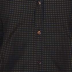 مملوكة مسبقًا قميص دولتش ي أند غابانا قصه غولد قطن مطبوع نقط أسود و أصفر مقاس صغير جداً (اكس سمول)