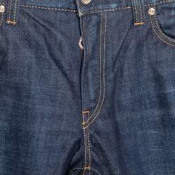 Pre Owned Dolce & Gabbana Indigo Denim 16 Classic Straight Leg Jeans S