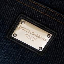 Pre Owned Dolce & Gabbana Indigo Denim 16 Classic Straight Leg Jeans S