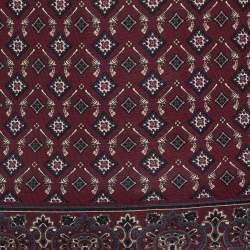 مملوكة مسبقًا تي شيرت دولتشي أند غابانا رقبة مستديرة قطن  مطبوع هندسي عنابي وسط (ميديوم)