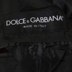 Pre Owned Dolce & Gabbana Black Wool Tailored Jacket XS