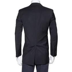 Pre Owned Dolce & Gabbana Black Wool Tailored Jacket XS