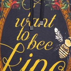 مملوكة مسبقًا هودي دولتشي أند غابانا أي ونت تو بي كينغ قطن أسود مقاس صغير جدًا - إكس سمول