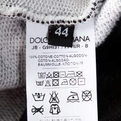 مملوكة مسبقًا هودي دولتشي أند غابانا أي ونت تو بي كينغ قطن أسود مقاس صغير جدًا - إكس سمول