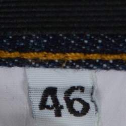 مملوكة مسبقًا Dolce & Gabbana 14 Gold Blue Denim Straight Leg Jeans S