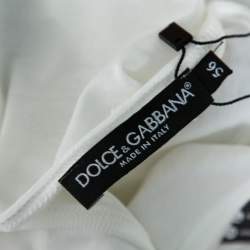 Pre Owned تي شيرت دولتشي أند غابانا بوبي أند أوليف قطن أبيض مقاس كبير جدًا جدًا جدًا - 3 إكس لارج