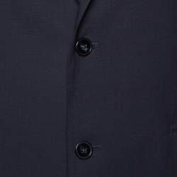 Pre Owned Dolce & Gabbana Navy Blue Wool Martini Tailored Jacket XL