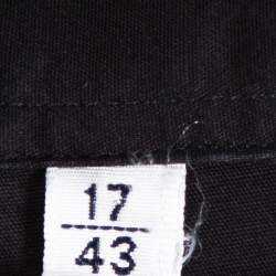 Pre Owned Dolce & Gabbana Black Cotton Stretch Long Sleeve Shirt XXL