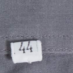 Pre Owned قميص دولتشي أند غابانا مارتيني أكمام طويلة قطن رمادي كبير جدا جدا جدا