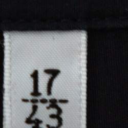 Pre Owned قميص دولتشي أند غابانا ذهب أكمام طويلة أبليك قطن كحلي كبير جدا