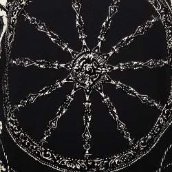 Pre Owned Dolce & Gabbana Black Velour Long Sleeve T-Shirt XS