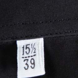 Pre Owned قميص دولتشي أند غابانا جاز قطن أسود مزخرف ترتر مقاس متوسط - ميديوم