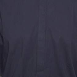 Pre Owned قميص دولتشي أند غابانا قصه غولد أكمام طويلة قطن مرن أسود مقاس كبير جداً (اكس لارج)