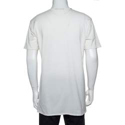 Dolce & Gabbana White Cotton Popeye & Olive Print T-Shirt XXL