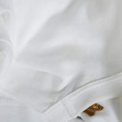 مملوكة مسبقًا تي شيرت دولتشي أند غابانا رقبة مستديرة مزين حلية قلب مقدس قطن أبيض مقاس وسط (ميديوم)