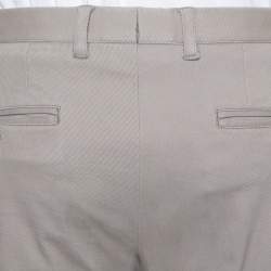 Pre Owned Dolce & Gabbana Beige Tapered Leg Trousers L