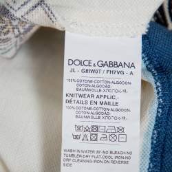 Pre Owned Dolce & Gabbana Multicolor Italy Tour Print Polo T-Shirt XL