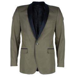 Pre Owned Dolce & Gabbana Men's Contrast Lapel Blazer M