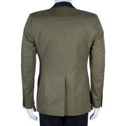 Pre Owned Dolce & Gabbana Men's Contrast Lapel Blazer M