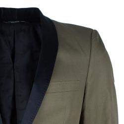 Pre Owned Dolce & Gabbana Men's Contrast Lapel Blazer M