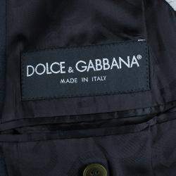 Pre Owned Dolce & Gabbana Men's Contrast Lapel Blazer M
