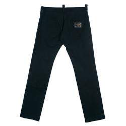 مملوكة مسبقًا سروال دولتشي أند غابانا دينم أسود رجالي S