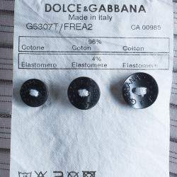 مملوكة مسبقًا Dolce & Gabbana Men's Striped Button Down Shirt S