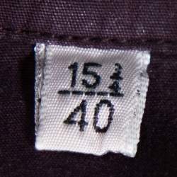 Pre Owned Dolce & Gabbana Magenta Cotton Button Front Shirt L