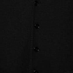 Pre Owned Dolce & Gabbana Black & Beige Cotton Vest XL