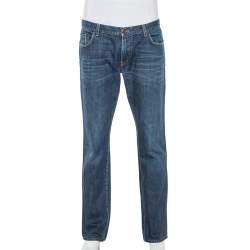 مملوكة مسبقًا بنطلون جينز دولتشي أند غابانا كلاسيك 14 دنيم كحلي مقاس كبير جدا