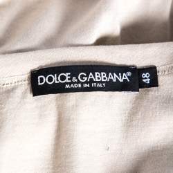 مملوكة مسبقًا تي شيرت دولتشي آند غابانا قطن بيج بطباعة مارلين مونرو برقبة مستديرة مقاس متوسط - ميديوم