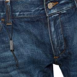 مملوكة مسبقًا Dolce & Gabbana Medium Wash Blue Denim 14 Fit Jeans L