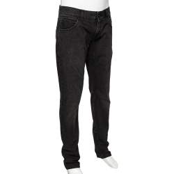 Pre Owned Dolce & Gabbana Charcoal Grey Dark Wash Denim Fit 12 Jeans L